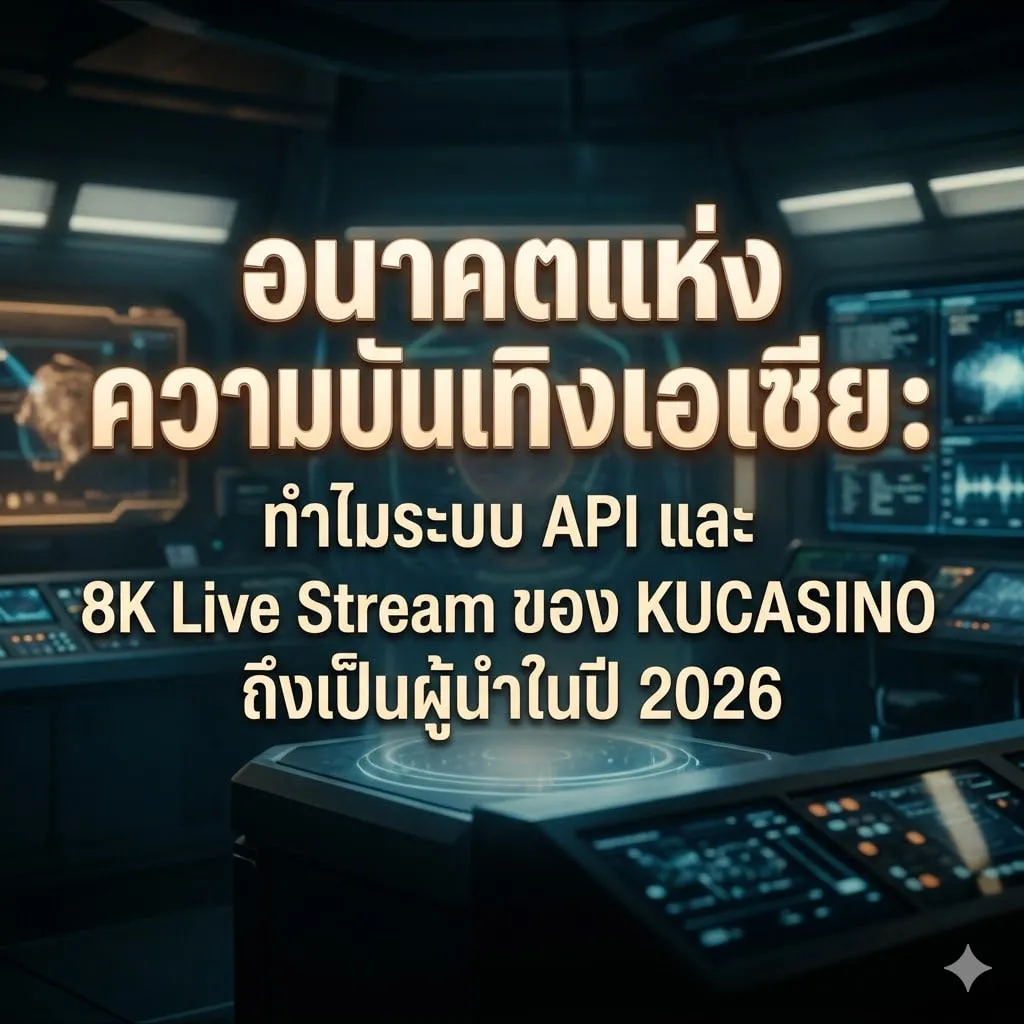 อนาคตแห่งความบันเทิงเอเชีย: ทำไมระบบ API และ 8K Live Stream ของ KUCASINO ถึงเป็นผู้นำในปี 2026